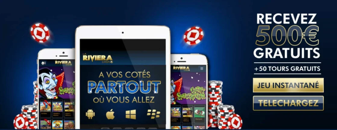 La Riviera Casino : bonus de bienvenue